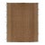 Modern Flaweave Wool Rug With Striped Design in Brown For Sale