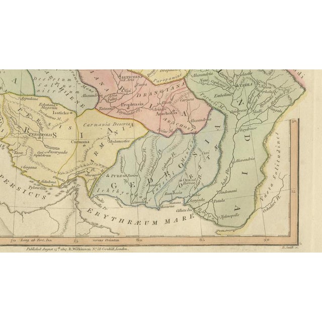 Parthian Empire Map of Arsacid Middle East and Bactria from Wilkinson, London, 1817 For Sale - Image 6 of 9