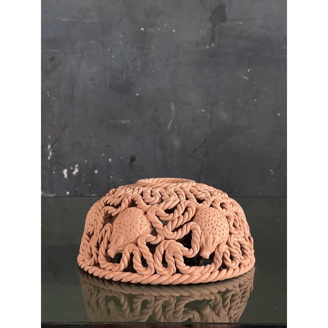 Late 20th Century Vintage Italian Terracotta Fruit Bowl For Sale - Image 5 of 7