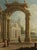 Pier Francesco Garola, Architectural Capriccio Landscape, 1700, Oil on Canvas For Sale - Image 10 of 14