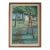 Mid-Century Modern 'Pathway to the Sea' Vintage Original Landscape Oil Painting, Framed For Sale