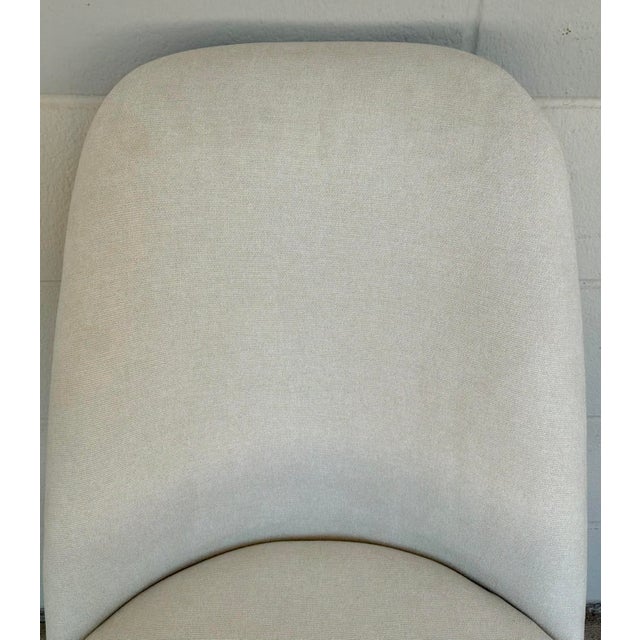 2020s Modern White and Gold Dining Chairs Set of 4 For Sale - Image 5 of 6