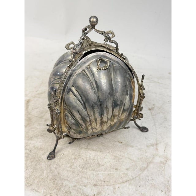 Victorian Silver Biscuit Jar, 1960s For Sale - Image 12 of 12