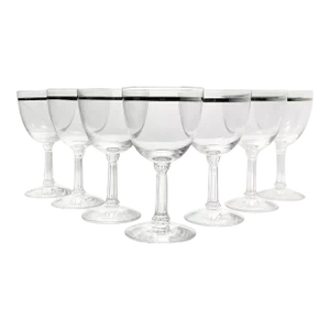 1960s Fostoria “Reflection” Set of 7 Water Glasses