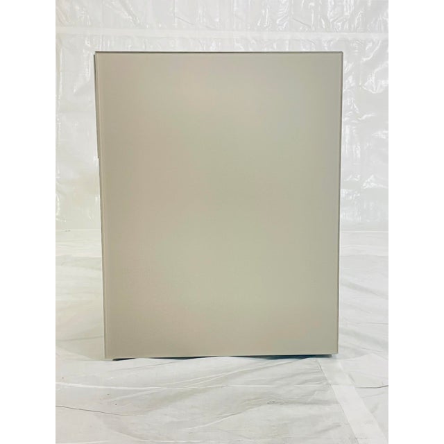 Glas Italia Modern Gray Glass 6 Drawer Dresser Credenza, Made in Italy For Sale - Image 9 of 18