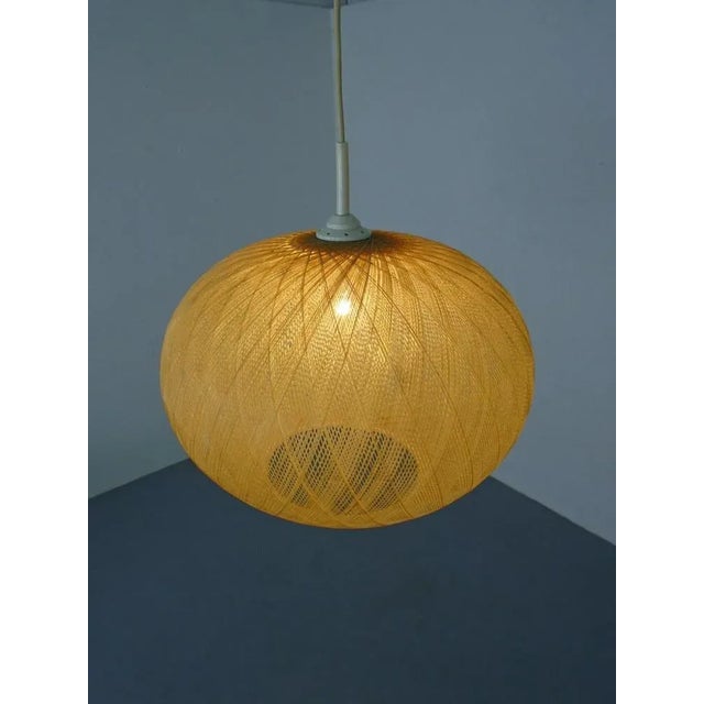 Spun Fiberglass Pendant Lamp, Germany, 1960s For Sale - Image 9 of 18