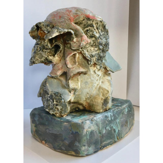 "Athena" Abstract Porcelain Bust of by Coeleen Kiebert - For Sale - Image 4 of 13