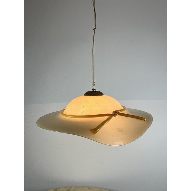 Vintage Ceiling Lamp in Murano Glass, Italy, 1970s For Sale - Image 11 of 17