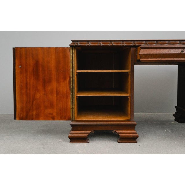 Art Nouveau Desk in Oak, Early 20th Century For Sale - Image 16 of 18