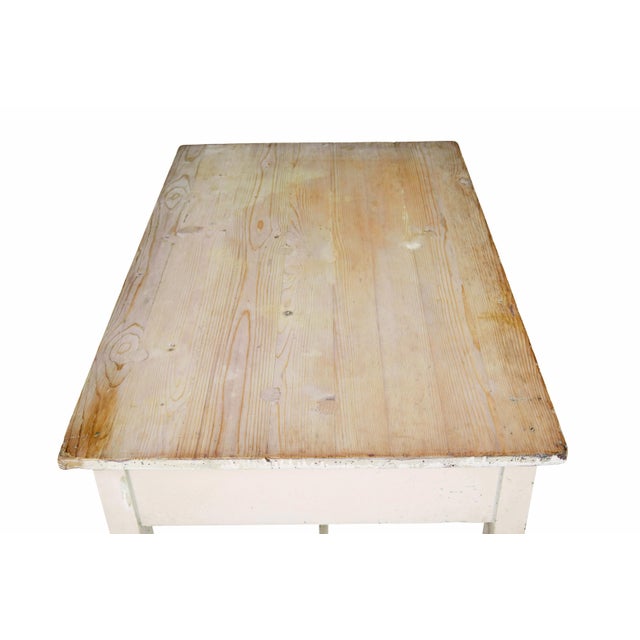 Wood Painted Pine Side Table, 1890 For Sale - Image 7 of 9