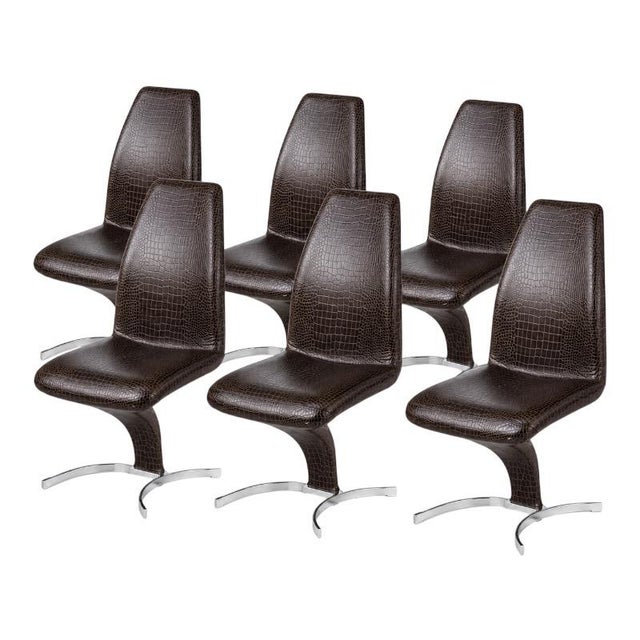 Design Plus Gallery presents a Set of Six Betty Dining Room Chairs from Cattelan Italia. These chairs are a unique and...
