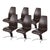 Design Plus Gallery presents a Set of Six Betty Dining Room Chairs from Cattelan Italia. These chairs are a unique and...