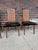 Mid-Century Modern Harvey Probber Set of 6 Patent Leather and Cane Dining Chairs For Sale - Image 3 of 7