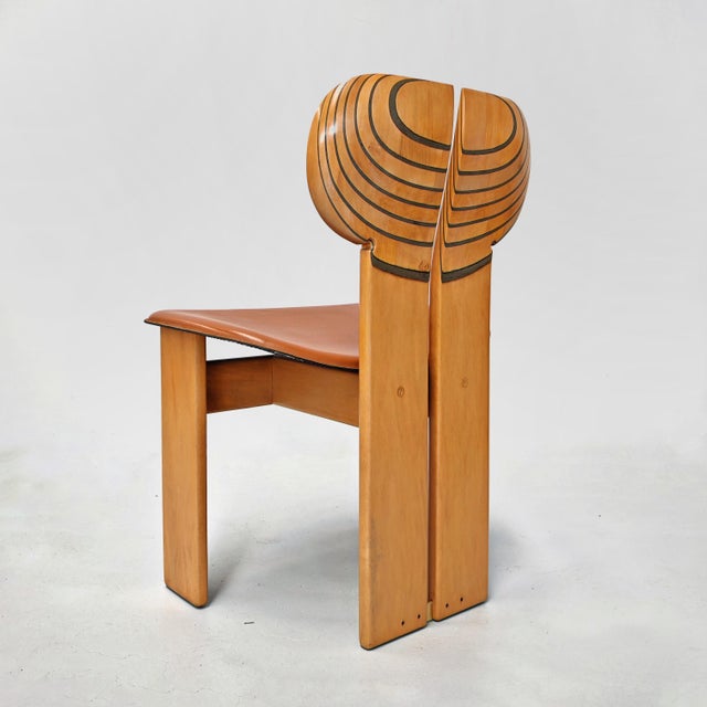Africa ​​chairs by Tobia Scarpa for Maxalto, 1979, Set of 4 For Sale - Image 9 of 18