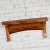 Late 20th Century Folk Art Organic Modern Rustic Natural Edge Wood Slab Wall Shelf With Pegs For Sale - Image 11 of 12