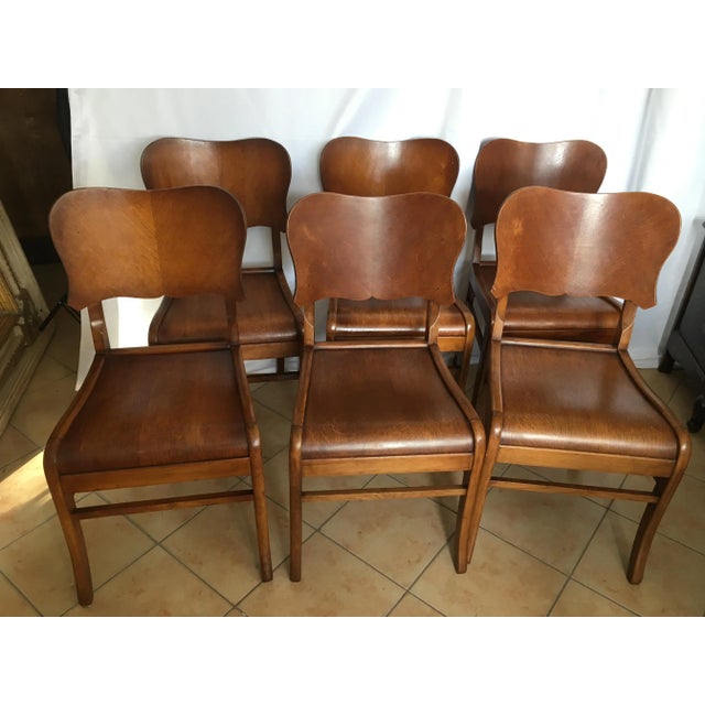 Dining Chairs, 1950s, Set of 6 For Sale - Image 3 of 18