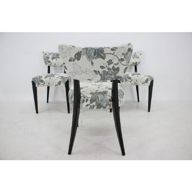 Dining Chairs by Jindrich Halabala for Hala, Czechoslovakia, 1950s, Set of 4 For Sale - Image 10 of 18