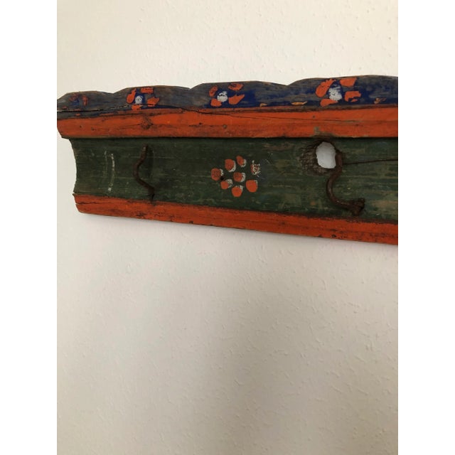 Belgium Original Paint School House Hat/Coat Rack For Sale - Image 4 of 10