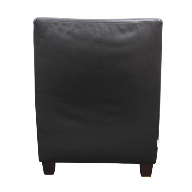 Animal Skin Ligne Roset Lounge Chair With Ottoman For Sale - Image 7 of 9