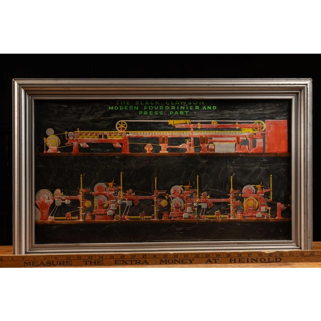 Early 20th Century Lighted Black-Clawson Sign For Sale - Image 4 of 10