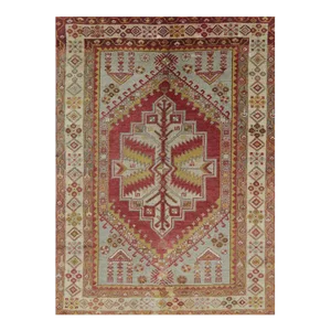1940s Turkish Area Rug 3’5″ X 4’9″