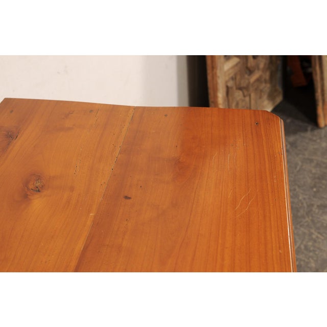 French Antique Cherry Wood 2-Door Cabinet For Sale - Image 4 of 14
