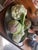Set of 6, Vintage Ceramic Vegetable and Metal Basket Set For Sale - Image 10 of 11