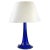 Cobalt Glass Table Lamp, 1960s For Sale - Image 9 of 9