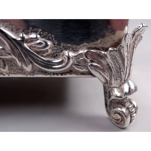 Silver Mid 20th Century Hazorfim Candelabrum Traditional Neoclassical 6-Light Israeli Sterling Silver For Sale - Image 8 of 9