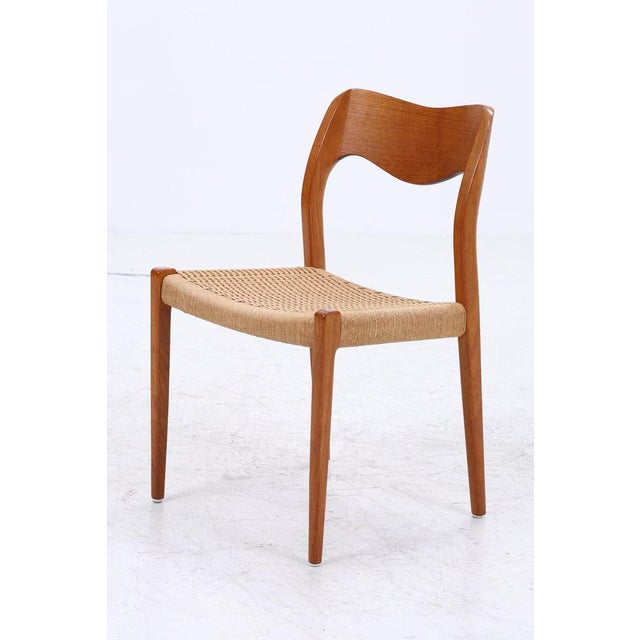 Vintage Teak Dining Chairs by Niels Otto Møller for JL Møllers, Set of 2 For Sale - Image 15 of 16