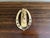 Vintage Equestrian Cast Brass Horse Head Horseshoe Door Knocker For Sale - Image 4 of 11