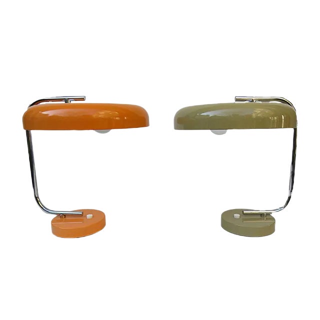 Vintage Table Lamps from Hustadt Leuchten, Set of 2 For Sale