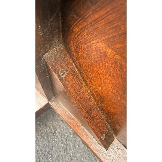 English Regency Faux Book Bar Cabinet, Attributed to Theodore Alexander, Hand-Tooled Leather Top For Sale - Image 13 of 17