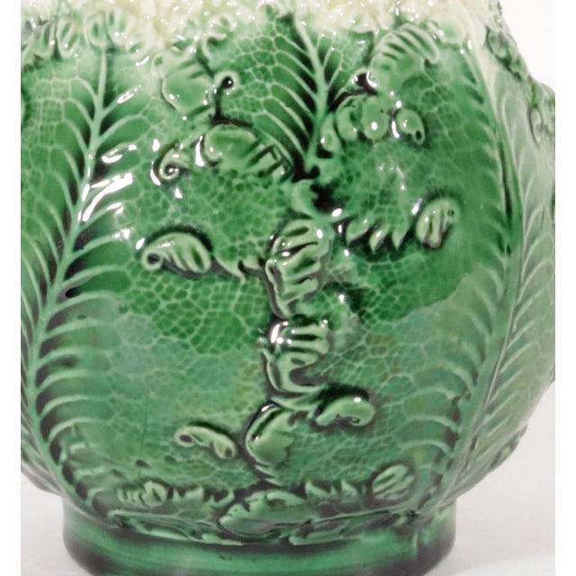Rococo 18th-Century Staffordshire Creamware Cauliflower Milk Jug and Cover, Greatbatch and Wedgwood Type For Sale - Image 3 of 8