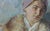 Antique Oil Portrait Painting: Young Girl by Ukrainian Artist Sokolovsky, 1970 29-48 For Sale - Image 4 of 6