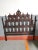Pagoda Spanish Revival Spindle Carved Headboard Full For Sale - Image 4 of 8