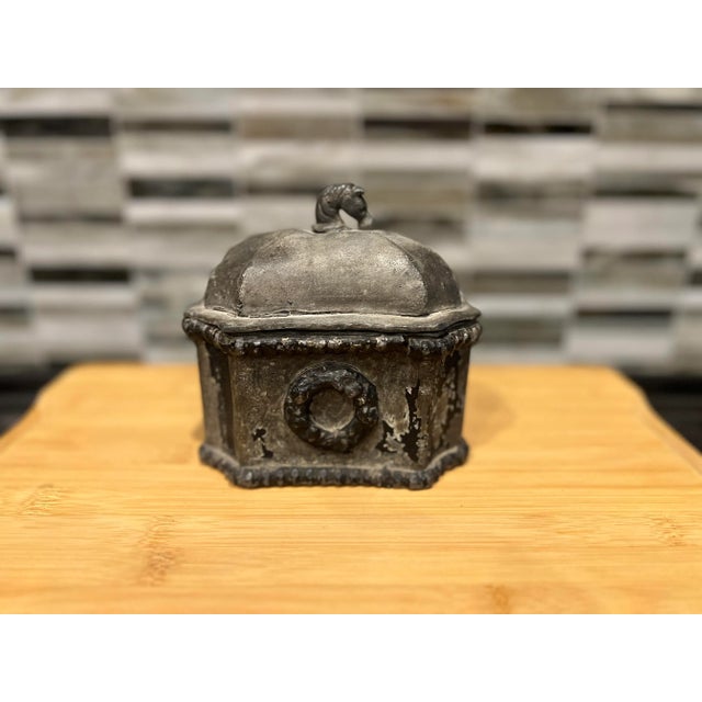 English, mid 18th century. A great neoclassical example of an English community tobacco keeper. These traditional boxes...