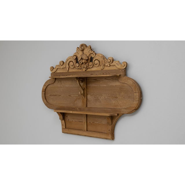19th Century 19th Century French Carved Wooden Wall Shelf For Sale - Image 5 of 18