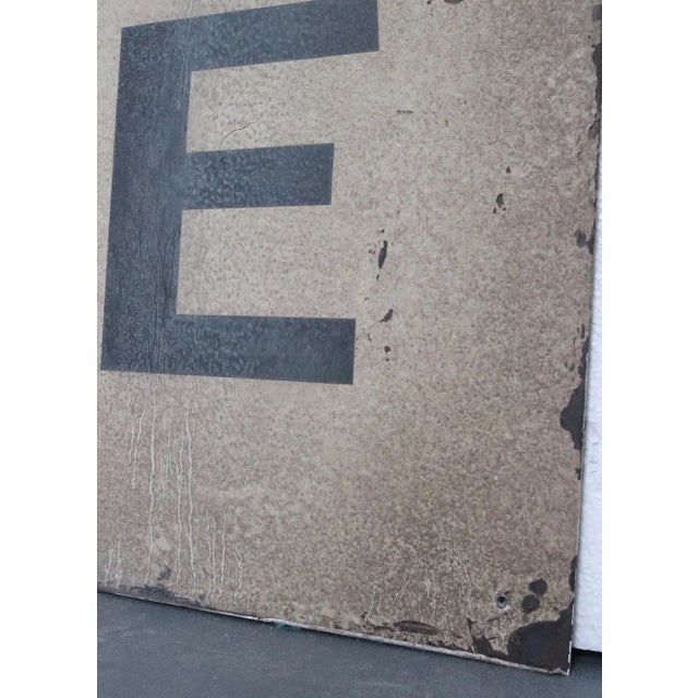 Newly Made Reclaimed Ice for Sale Aluminum Movie Prop Sign For Sale - Image 9 of 12