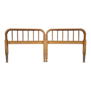 Antique King Size Jenny Lind Headboard For Sale