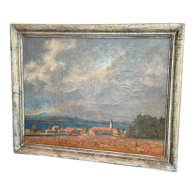 Gregoor Van Puyenbroeck French Riviera Landscape, Porquerolles, 1932 For Sale