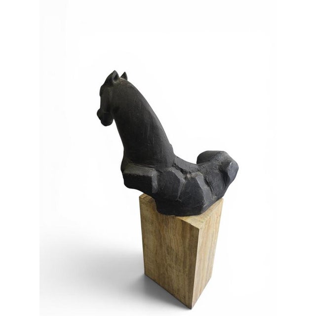 Alfredo Lanz, Greek Horse Sculpture, 1970, Terracotta For Sale - Image 10 of 14