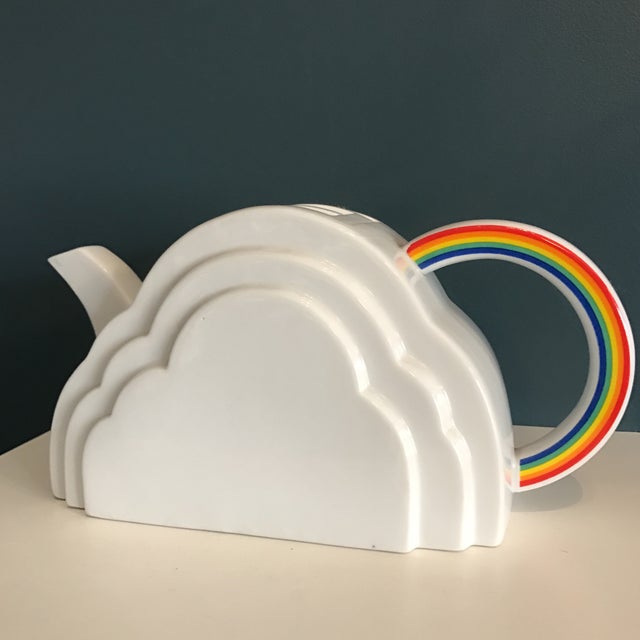 Vintage Japanese Cloud & Rainbow Teapot Chairish
