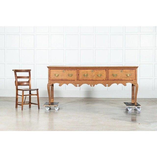 Large 19th Century Oak Dresser Base, 1850s For Sale - Image 3 of 14