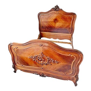 19th Century French Louis-XV Style Bedframe For Sale