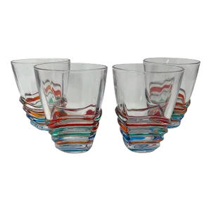 Set of 4 Venetian Glasses