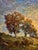 Sky Blue Robert Crannell Minor–Landscape at Sunset–19th Century American Tonalist Oil Painting For Sale - Image 8 of 11