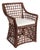 Normandy Open Weave Arm Chair For Sale