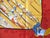 Textile Hermes Paris Carre 90 Marché Flottant Du Lac Inlé Silk Scarf W/Box For Sale - Image 7 of 14