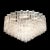 Mid-Century Modern 1970s Mid-Century Modernist Seven Tier Tronchi Chandelier in Transparent Murano Glass For Sale - Image 3 of 13